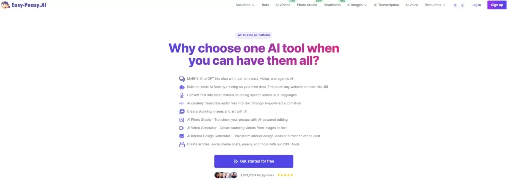 easy peasy AI